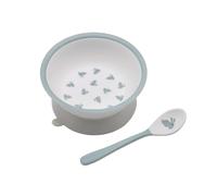 LES LAPINS Petit Jour Paris Suction Cup with Spoon Green 6M+