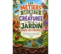 LES MÉTIERS SECRETS DE CRÉATURES DE LA JARDIN POUR LES ENFANTS: Guide illustré des créatures utiles qui se cachent sous les feuilles et l'herbe