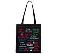 Les Mis-erables Tote Bag Les Mis-erables Musical Inspired Gift Les Mis-erables Musical Merch (Who am Black)