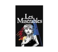 Les Miserables Art Musical Theatre Movie Poster Vintage West End Broadway Iconic Fans Gift Room Decor 1 Canvas Poster Bedroom Decor Landscape Office Room Decor Gift 24x36inch(60x90cm)