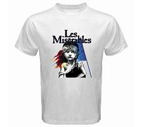 Les Miserables Broadway Show Musical Men's T-Shirt White L