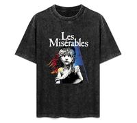 Les Miserables Broadway T-Shirt Unisex Black Tee M