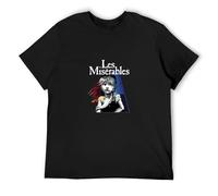 Les Miserables Broadway Unisex Tee Shirt Men's Black T-Shirt M
