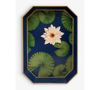 Les Ottomans Flowers Hand-painted Iron Tray 20cm X 73cm