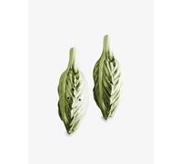 Les Ottomans Green Radicchio Hand-painted Ceramic Salt and Pepper Shakers