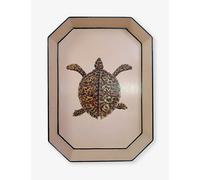Les Ottomans Tural Turtle Hand-painted Iron Tray 43cm X 30cm