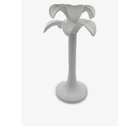 Les Ottomans White Palm Tree Ceramic Candle Stick Holder 35cm