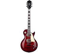 Les Paul 40 Inch Electric Guitar Kit for Beginner, Intermediate & Professional Guitar, Mahogany Solid Body & Neck Guitar, Chrome Humbucker Pickups with Bag (Red)