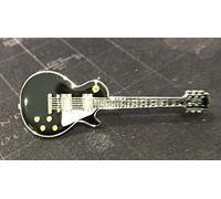 LES PAUL GUITAR BLACK ENAMEL PIN BADGE (PB101) A GREAT GIFT