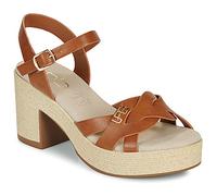 Les Petites Bombes Wedge sandals LOUANE in Brown 5.5