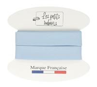 Les Petits Rubans Sewing Bias Tape - 20 mm Wide, 10 mm Folded, 5 m Roll, 100% Cotton, Edge for Sewing, Banners, Furniture Fabrics, Furniture, Piping, Clothing, Blankets