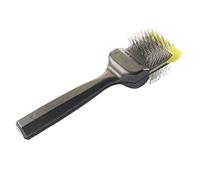 Les Pooch Pro Green Medium Slicker Brush, The Best Care for your Best Friend, Suitable for Short Hair Breeds Puppies & Soft/Fine Dog Coats, Single