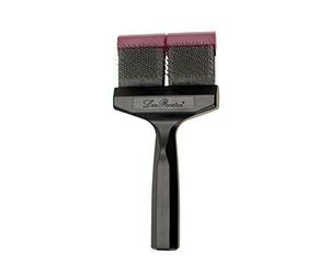 Les Poochs Pro Purple Hard Slicker Brush, The Best Care for your Best Friend, Suitable for Course Thick Thick-Curly & Double Coated Dogs, Double