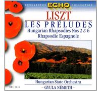 Les Preludes: Hungarian Rhapsodies Nos. 2 And 6 (Nemeth)