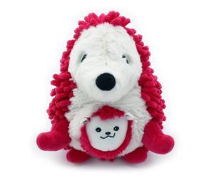 Les Ptipotos Harry The Hedgehog Mum & Baby Beetroot