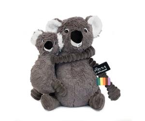 Les Ptipotos Kayla The Koala Mum & Baby Grey