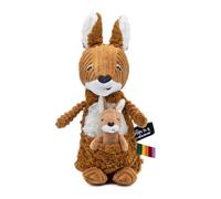 Ptipotos by Deglingos Kangaroo Mum & Baby Rust Plush Toy