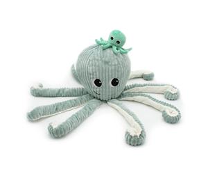 Les Ptipotos Olly The Octopus Mum & Baby Mint