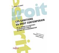 Les sanctions en droit contemporain - De la théorie à la pratique : illustration à partir du droit de la consommation