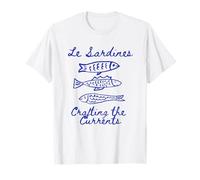 Les sardines crafting the currents sardine graphic T-Shirt