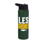 Les Sardines Lover Stainless Steel Insulated Water Bottle
