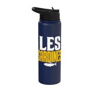 Les Sardines Lover Stainless Steel Insulated Water Bottle
