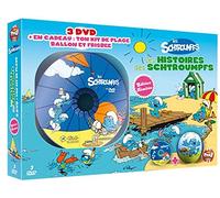 Les Schtroumpfs - Les histoires des Schtroumpfs - Coffret 3 DVD + Kit de plage (ballon et frisbee) [Édition Limitée]