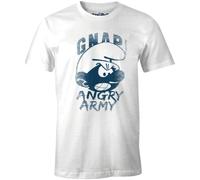 Les Schtroumpfs Men's Mesmurfts006 T-Shirt, White, S