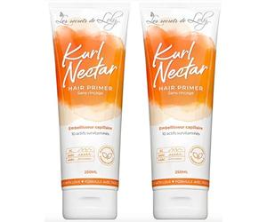 Les Secrets de Loly Kurl Nectar x2 - Leave-In Moisturizing Leave-In Care - Curly, Curly & Kinky Hair - 10 Natural Active Ingredients - Sulfate Free - Vegan
