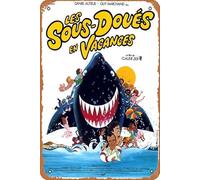 Les sous-doués en vacances 1982 Metal Retro Tin Sign Wall Decoration 12 x 8 inches Movie Poster Vintage Look