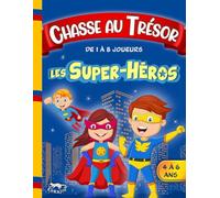 Les Super-Héros: Chasse au trésor | Jeu n main | Activité idéale pour un anniversaire ou une animation | Enfants de 4 à 6 ans