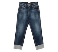 Les Temps des Cerises cuffed denim cropped jeans - Blue 31-32