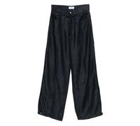 Les Temps des Cerises drawstring denim wide-leg jeans - Blue 29-30-31-32