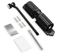 Les-Theresa Automatic Gate Spring Door Closer Adjustable Gate Closer Heavy Duty with Rod and Screws Door Spring Closers for Interior Door Commercial & Home Use (Black)