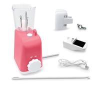 Les-Theresa French Knitting Machine, Electric I-Cord Knitting Machine I Cord Maker Tool, I Cord Knitter Machine Rope Knitting Machines for DIY Crochet Craft Projects for Adults (Pink)