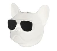Les-Theresa Music Bluetooth Speaker, Portable Dog Shaped 4.1 Blue Tooth Speaker, Speakers Bluetooth 32G Memory, Music Sound Players For Outdoor Activities, Home (White)