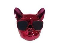 Les-Theresa Music Bluetooth Speaker, Portable Dog Shaped 4.1 Blue Tooth Speaker, Speakers Bluetooth 32G Memory, Music Sound Players For Outdoor Activities, Home (Red)