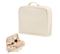 Les-Theresa Travel Make Up Bag with Compartments Cosmetic Bag for Women