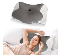 Les-Theresa White Noise Pillow Speaker, Music Bluetooth Memory Foam Volume Control Groove Wireless Sleep Aid Neck Support Pillow to Improve Sleep Quality