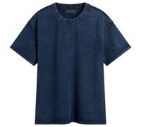 Les Tien Men's Heavyweight Binded Neck Inside Out T-Shirt Vintage Indigo Medium