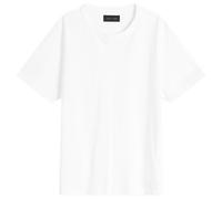 Les Tien Men's Heavyweight Binded Neck T-Shirt White