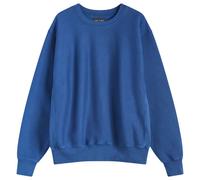 Les Tien Men's Heavyweight Crop Crew Sweat Washed Blue 42