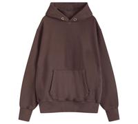 Les Tien Men's Heavyweight Hoodie Washed Brown Fig