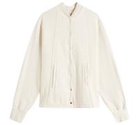 Les Tien Men's Heavyweight Moto Coaches Jacket Ivory