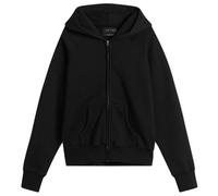 Les Tien Men's Heavyweight Raglan Zip Hoodie Jet Black