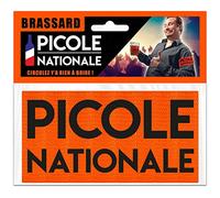 Les Tresors De Lily [A0684] - Humorous armband 'Picole Nationale' orange - 9 cm.