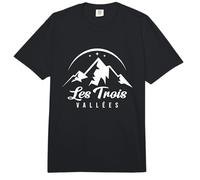 Les Trois Vallées France Ski Resort Skiing Snowboarding Comfort Colors Adult Heavyweight T-Shirt