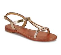 Hamat Leather Sandals Gold-Coloured/Snake Print