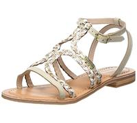 LES TROPEZIENNES PAR M. BELARBI Women's Bongo Sandal, Multi Cream, 6 UK