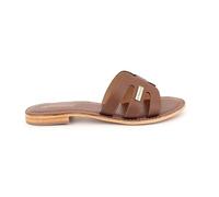 Les Tropéziennes par M. Belarbi Women's Damia Flat Sandal, TAN, 4 UK